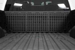 Ford Super Duty Molle Panels - Rear - Addictive Desert Designs - Hammer Black Powder Coat Finish - Black - `23-`27